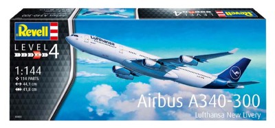 Revell 03803 Airbus A340-300 &quot;Lufthansa&quot; New Livery 1/144