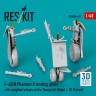 Reskit RSU48-619 F-4B/N Phantom II land.gears w/weighted wheel 1/48