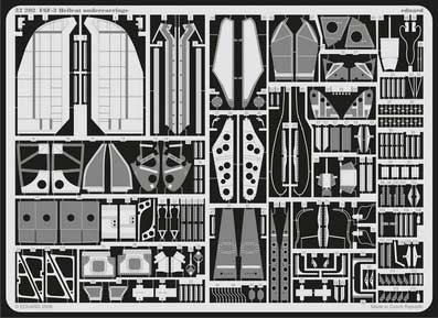 Eduard 32202 F6F-3 undercarriage TRU