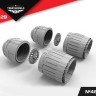 Temp Models 48298 Сопла реактивного двигателя Рд-33 На Миг-29 1/48