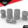 Temp Models 48298 Сопла реактивного двигателя Рд-33 На Миг-29 1/48