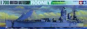 Tamiya 77502 Rodney Bri. Battleship 1/700