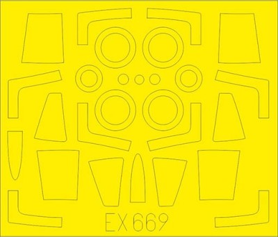 Eduard EX669 Mask 1/48 F-104J TFace (KIN)