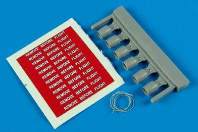 Aerobonus 320005 AIM 9 L/M/N seeker head cover with R.B.F flags - late 1/32
