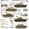 Star Decals STAR35878 Egypt Tanks #2 Yom Kippur War and 1970s. Soviet T-55A and T-62 1/35