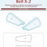 Peewit M72263 Canopy mask Bell X-2 (AZ) 1/72