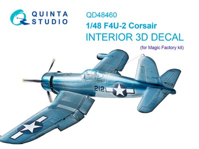 Quinta Studio QD48460 F4U-2 (Magic Factory) 1/48