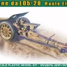 Ace Model 72594 Cannone da105/28 Ruote Electron 1/72