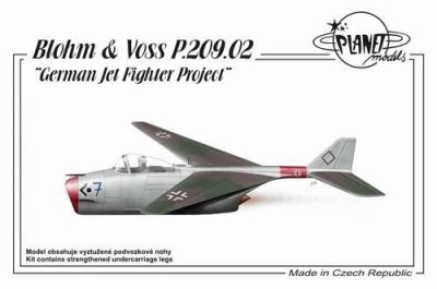 Planet Models PLT186 Blohm &amp; Voss P.209 “German Jet Fighter Projec 1/72