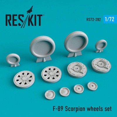 Reskit RS72-0282 F-89 Scorpion wheels set 1/72