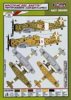 Kora Model NDT32050 Decals MC.200 Fighter Bombers o. North Africa 1/32