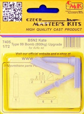CMK 7405 B5N2 Kate Type 99 Bomb 800kg Upgrade (AIRFIX) 1/72