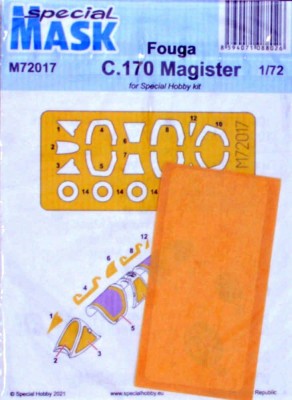 Special Hobby M72017 Mask for Fouga C.170 Magister (SP.HOBBY) 1/72