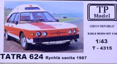 Tp Model T-4315 TATRA 624 - Ambulance 1987 1/43