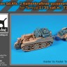 Black Dog T35262 Sd.Kfz.2 Kettenkraftrad accessories set(designed to be used with Tamiya kits) 1/35