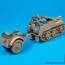 Black Dog T35262 Sd.Kfz.2 Kettenkraftrad accessories set(designed to be used with Tamiya kits) 1/35