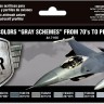 Valejio VAL-71156 Набор красок цвета авиации ввс сша серых оттенков, 8 шт.