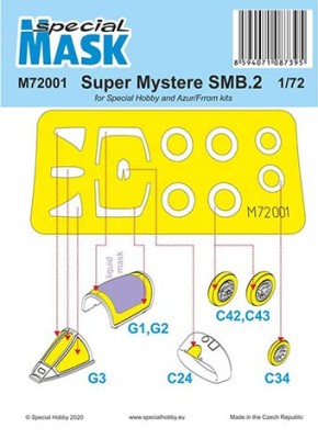 Special Hobby M72001 1/72 Mask for SMB-2 Super Myster