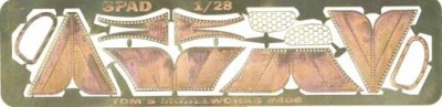 Tom's Modelworks 128-01 SPAD XIII wing tips 1/28