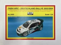 Reji Model 2405 Skoda Fabia WRC Deutschland Rallye 2003/2004 1/24
