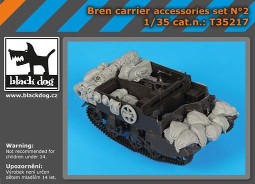 Black Dog T35217 Bren carrier accessories set (TAM) 1/35
