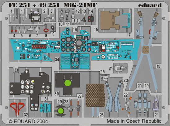 Eduard 49251 MiG-21MF ACA