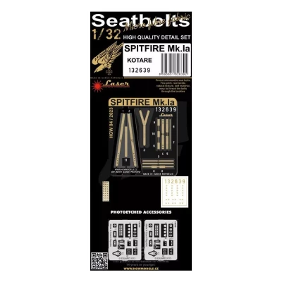 HGW 132639 Seatbelts Spitfire Mk.Ia (laser) 1/32