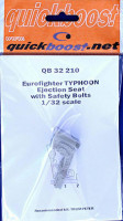 QuickBoost QB32210 Eurofighter TYPHOON ej.seat w/ safety belts 1/32