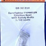 QuickBoost QB32210 Eurofighter TYPHOON ej.seat w/ safety belts 1/32
