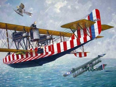 Roden 72047 Felixstowe F.2A w/upper wing gunner position 1/72