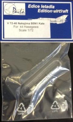 Pavla Models V72-46 Nakajima B5N1 Kate for Hasegawa 1:72