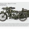 Copper State Models B35-003 Британский мотоцикл Vickers-Clyno Mark IV, 1915 1/35