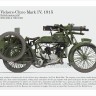 Copper State Models B35-003 Британский мотоцикл Vickers-Clyno Mark IV, 1915 1/35