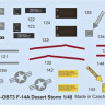 Eduard D48104 Decals F-14A Desert Storm (TAM) 1/48