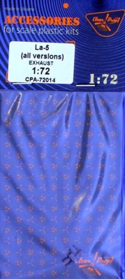 Clear Prop CPA72014 La-5 (all versions) exhaust 1/72