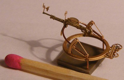 Mini World A7202 Degtyaryov DA machine-gun on TUR-5 ring mount 1/72