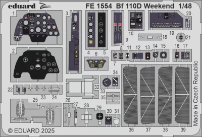 Eduard FE1554 Bf 110D Weekend (EDU) 1/48