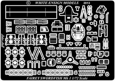 White Ensign Models PE 7253 FAIREY SWORDFISH (new Airfix kit) 1/72