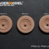 Voyager Model PR35124 WWII German Sd.Kfz.250 /Sd.Kfz.10 Dunlop Standar Wheels Pattern (For All) 1/35