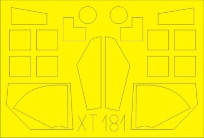 Eduard XT181 1/35 Маска для M-ATV windows