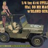 Hasegawa 52283 Армейский 1/4 ton 4x4 UTILITY TRUCK с фигуркой девушки-блондинки (Limited Edition) 1/24