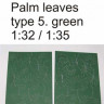 Dan Models 35223 пальмовые листья зелёные набор №5 1/35