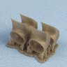 Metallic Details MDR48135 BAe Harrier GR1/GR3 Swivelling nozzles 3D-printed 1/48