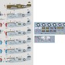 Dk Decals 72135 P-47D Thunderbolt 80th FG Burma 1944-1945 1/72