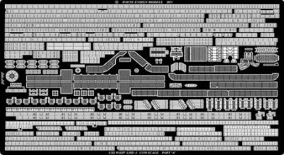 White Ensign Models PE 35138 USS WASP (LHD-1) for the new Gallery Models kit 1/350
