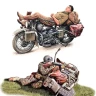 Miniart 53068 REST& FIGHTING, US Soldiers w/WLA Motorcycles 1/35