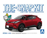 Aoshima 56370 Toyota C-HR(Sensual Red Mica), SNAP KIT (сборка без клея) 1/32