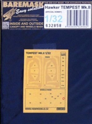 HGW 632858 Mask Hawker Tempest Mk.II (SP.HOBBY) 1/32