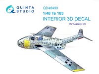 Quinta studio QD48499 Ta 183 (Academy) 1/48