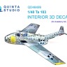 Quinta studio QD48499 Ta 183 (Academy) 1/48